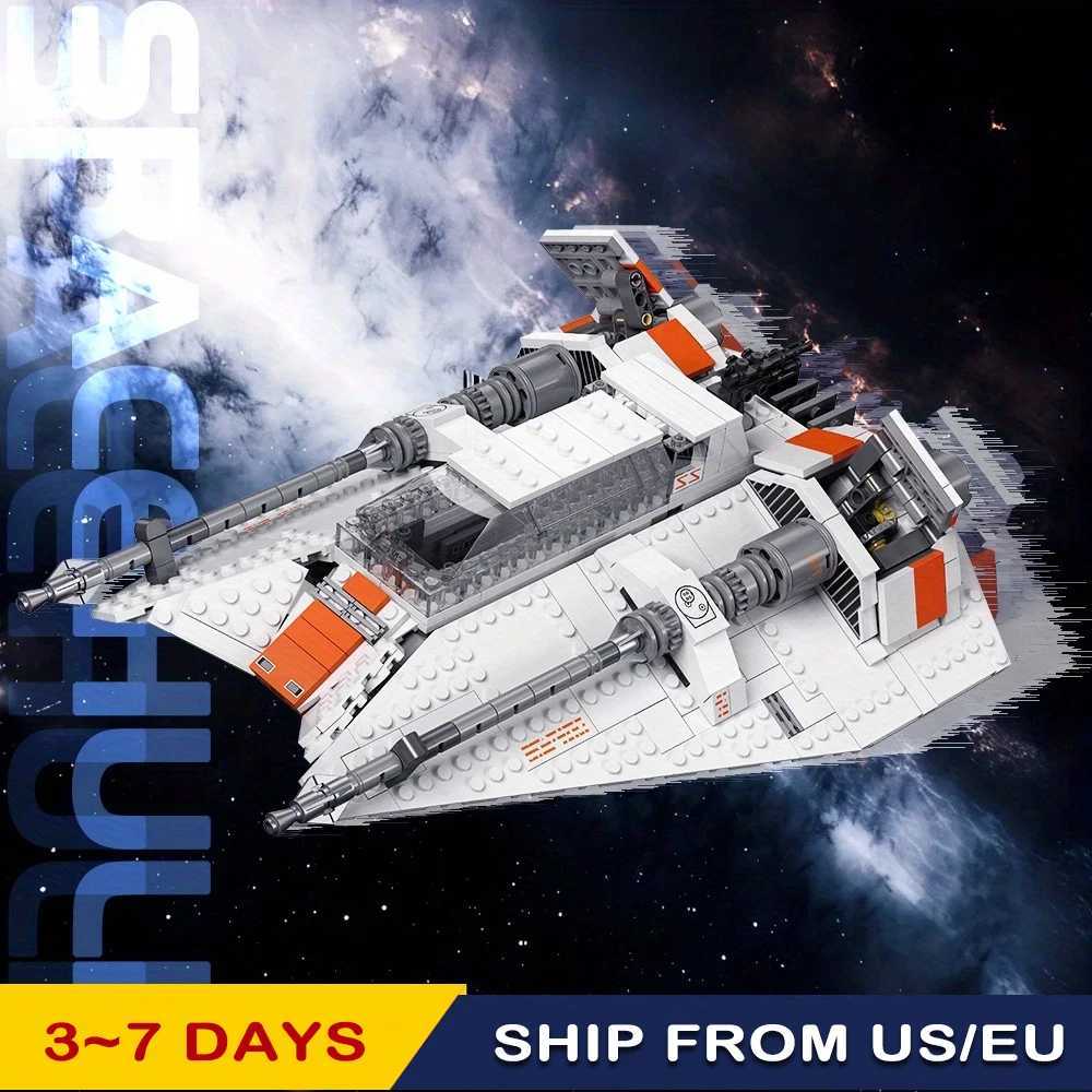 UCS 1006pcs Ideas Snowfighter Battle Fighter Model Building Blocks Toy Easter plan 75144 10129 21802 Valentine STAR Gift Set Z250607
