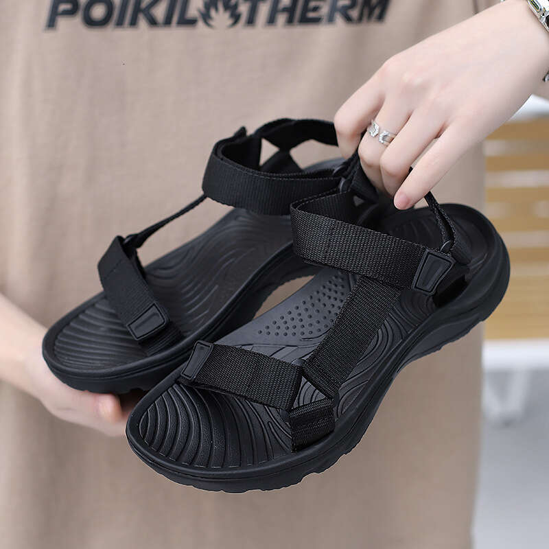Classic Large Size Webbing for Men 2023 Summer New Fashion Casual Student Sandals Vietnam Beach Shoes