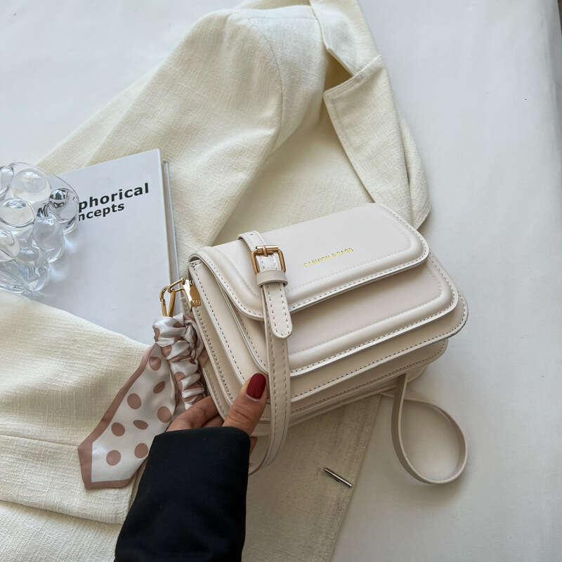 Spring Summer New Simple Solid Color Textured Trendy Crossbody Multi-layer Niche Women's Versatile Shoulder Bag