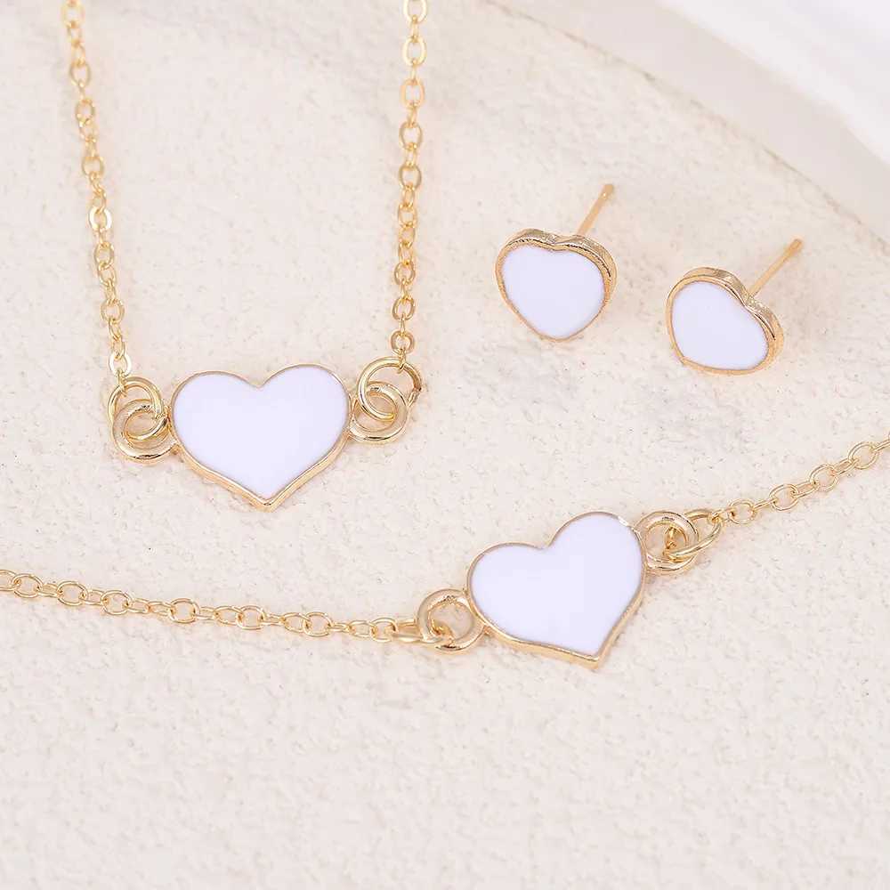 European And American Popular Fashion Style Personalized Necklace Earring Jewelry Set Z250607