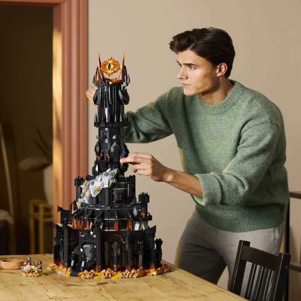 5471Pcs Creative Expert Icons 10333 Black Tower Dark Model Building Blocks MOC Brick Decor Toys For Kids Adult Collection Gifts Z250607