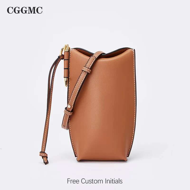 OLOEY Genuine Leather Mobile New Style Mini Small Crossbody Cowhide Women's Single Shoulder Phone Bag For Iphone Huawei