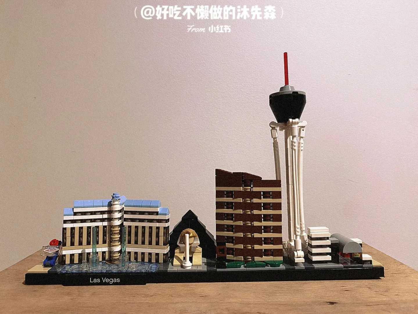 Architecture Compatible With 21047 Architecture Las Vegas Building Blocks Bricks Toys For Adults Kids Art Home Decoration Gift Z250607