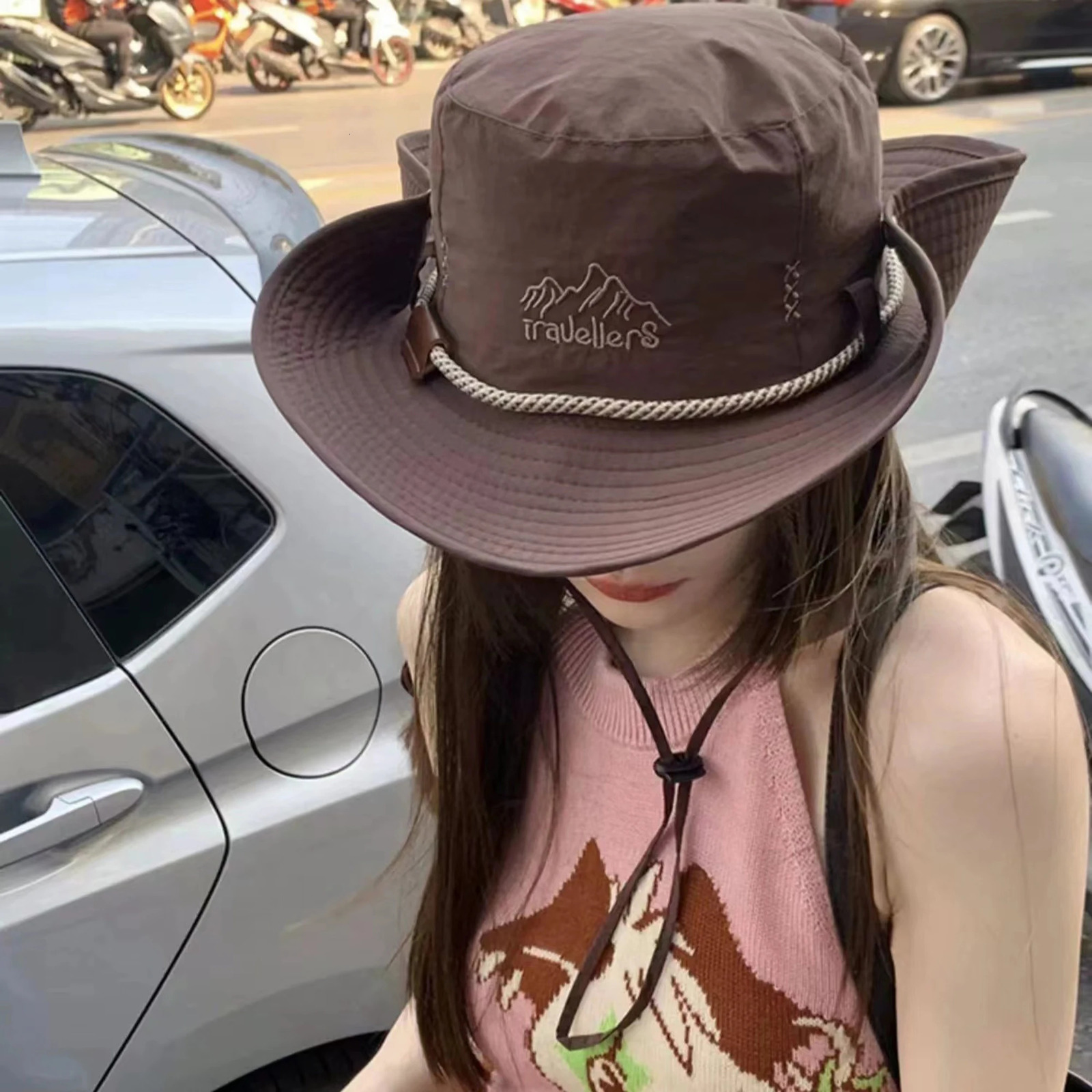 Mens Sun Protection Hiking Hat Outdoor UV-Resistant Bucket Hat Summer Fishing Hat Sunshade Hat for Fishing. 250606