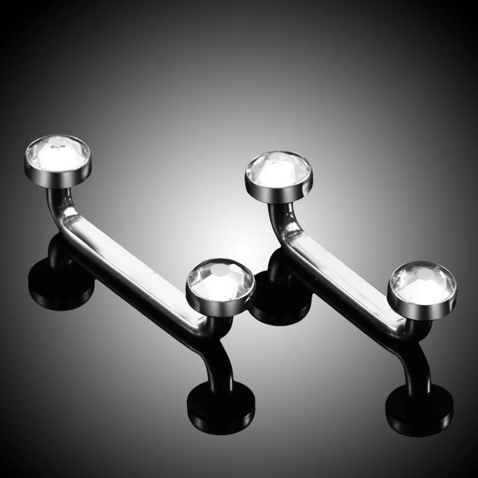 1PC 16G 14G External Internal Thread Surface Bar Industrial Barbell CZ Micro Dermal Anchors Ring Piercings Sexy Jewelry 250606