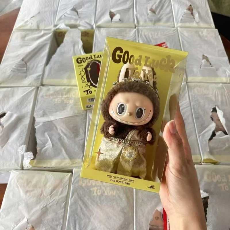 New Arrival The Monsters Labubu Good Luck To You Series Vinyl Face Doll Action Figure Keychain Pendant Replica Toy Birthday Gift Z250607