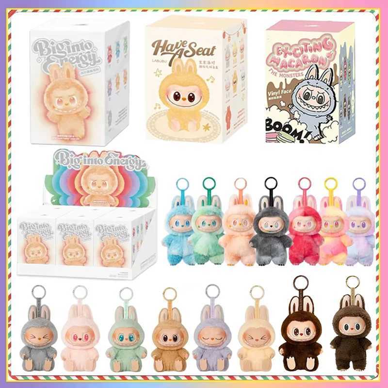 For Labubu Heartbeat Macaron Enamel The Monsters Face Blind Box PVC Figurine Tabletop Ornament Kawaii Doll Kid Birthday Gift XJ250607