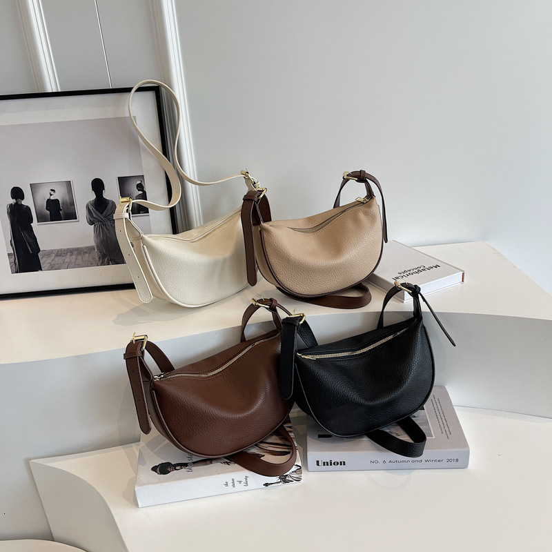 New Style Free Delivery Designer Bag Women's Dumpling Bag Premium Shoulder Bag PU Crossbody Bag New Style Women's Bag Pleated Bag Retro New 