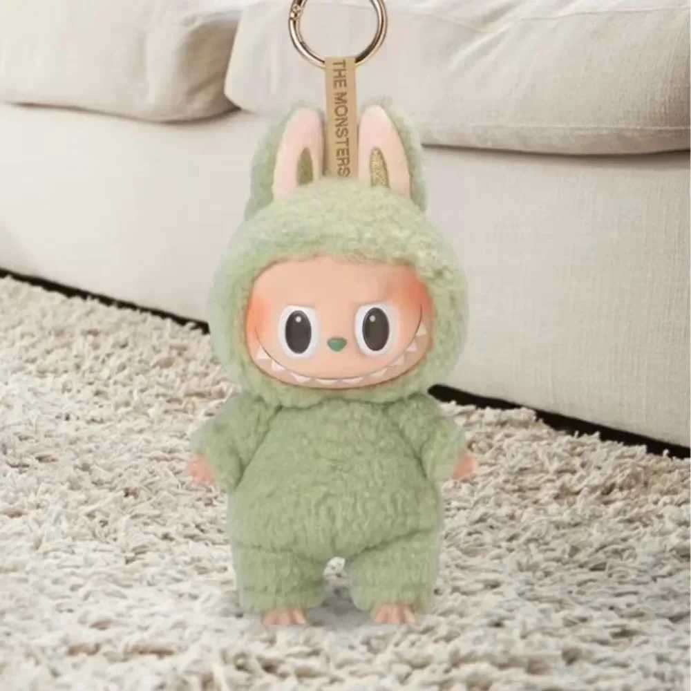 Labubu Monster Doll with Backpack Blind Box Heartbeat Macaron Mokoko Anime Character Guessing Bag Pendant Gift Replica Z250607