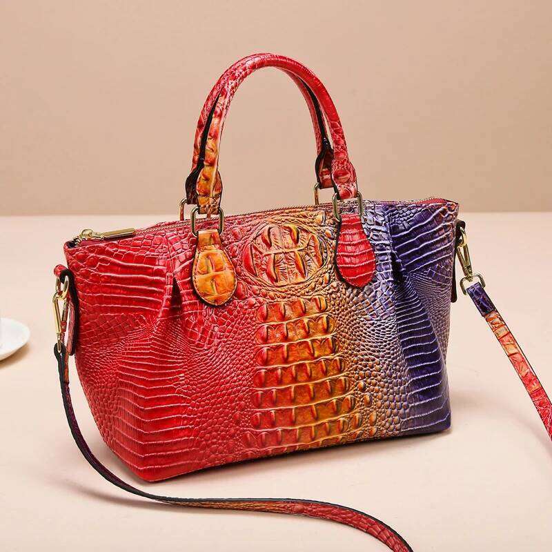 OLOEY Trendy Paris Fashion Tote Bag - Elegant Minimalist Crossbody Purse With Letter Commuter Design