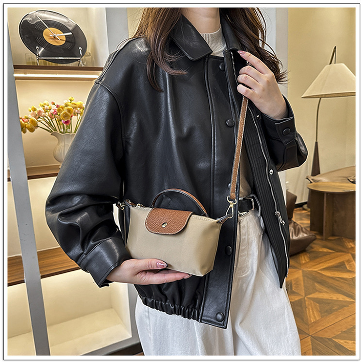 Free Shipping 2025 New Designer Bag Luxury Wallet Retro Fashion Multifunctional Cross-border Women's Shoulder Bag, High-end Nylon Dumpling Bag