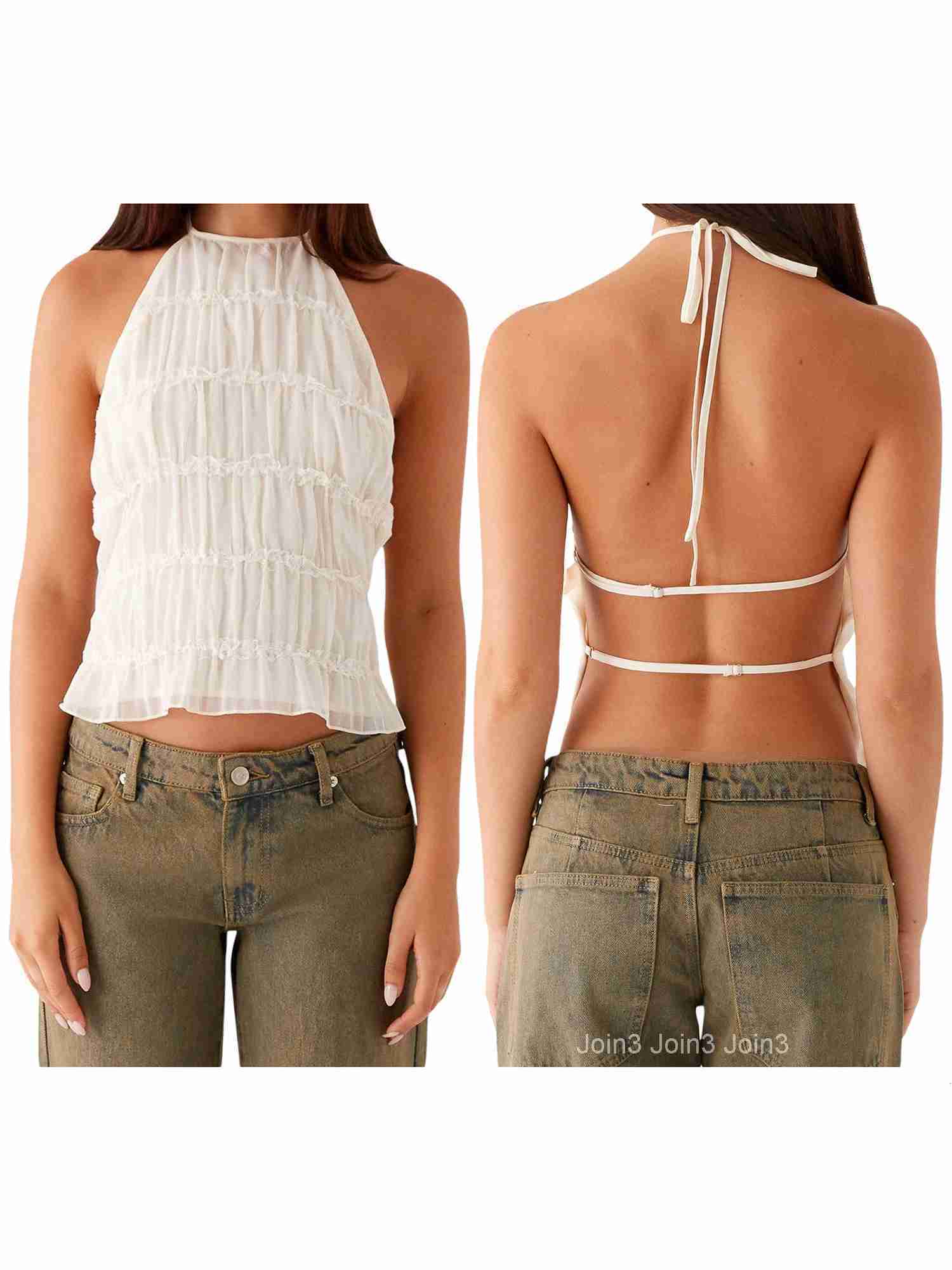 Womens Casual V-neck Sleeveless Tank Tops Loose Fit Solid Color Summer Vest with Adjustable Straps Beachwear Streetwear