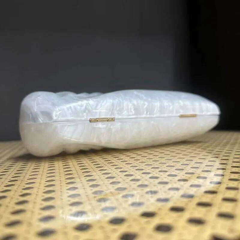 Pearl Bag.Evening Clutch Purse Party Dress New Shell Shoulder Bags Crossbody Wedding Acrylic Trend 2024 High Quality Gold