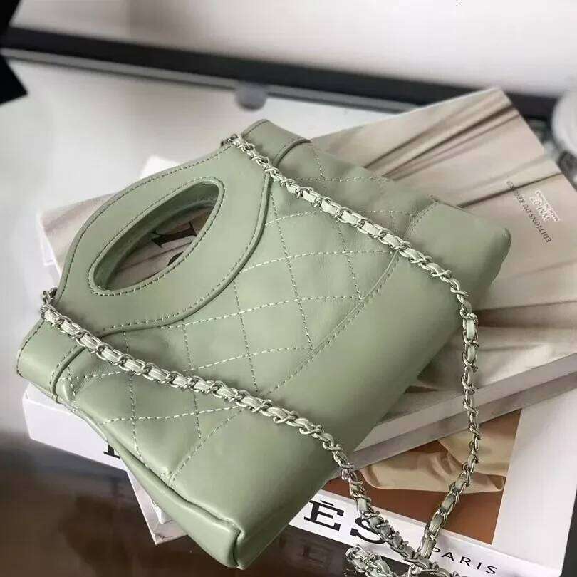 2025 New Trendy Argyle Chain Handbag High-Quality Genuine Women's Crossbody Bag Soft Fashionable Cow Leather