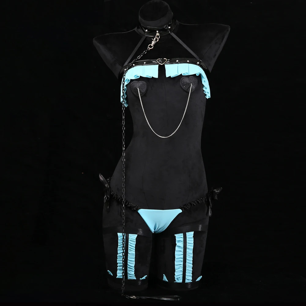 AniLV Bedtime Women Sexy Lingerie Chain Nipple Patch Pajamas Womem Temptation Underwear Outfit Erotic Costumes 250603