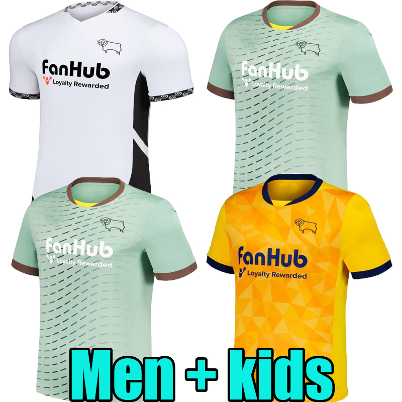 2024 25 Derby County Home Away THIRD Kit Soccer Jersey Men Kids Fans COLLINS YATES OSBORN NYAMBE Tops Trikot Football Shirt