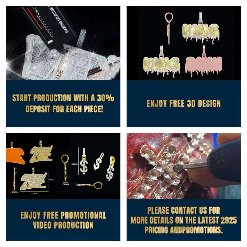 Custom Mens Demon Eye Cuban Chain 10K/14K/18K Gold Franco Bracelet CVD Lab Diamond Necklace Hip Hop Jewelry