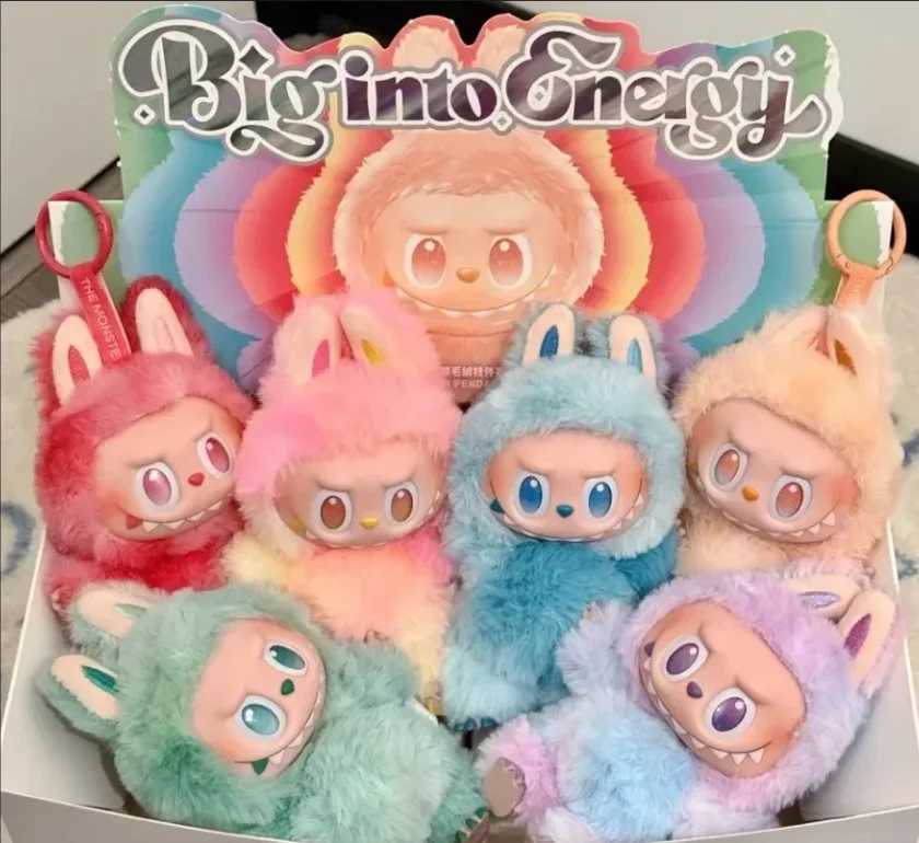 For Labubu Blind Box Anime Character Kawaii Seat Series PVC Pendant Doll Model Monster Keychain Replica Toy Birthday Gift XJ250607