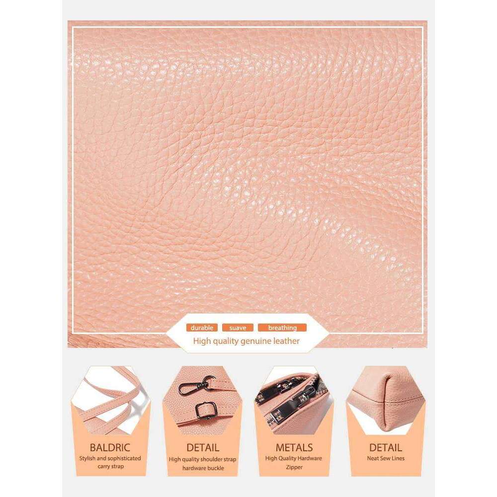 Zency 8 Color Genuine Leather Shoulder Handbag Women Small Crossbody Sac A Main 100% Fashion Ladies Pouch Bag 2025