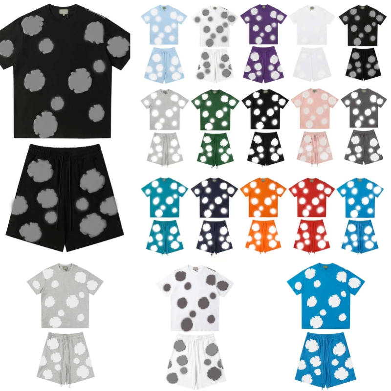 Designer T Shirt Mens Shorts Tracksuits Made of Organic Cotton Fabric High Quality Foam Print and Exquisite Hip Hop Tshirt Shorts US SIZE S-XL 15 colors