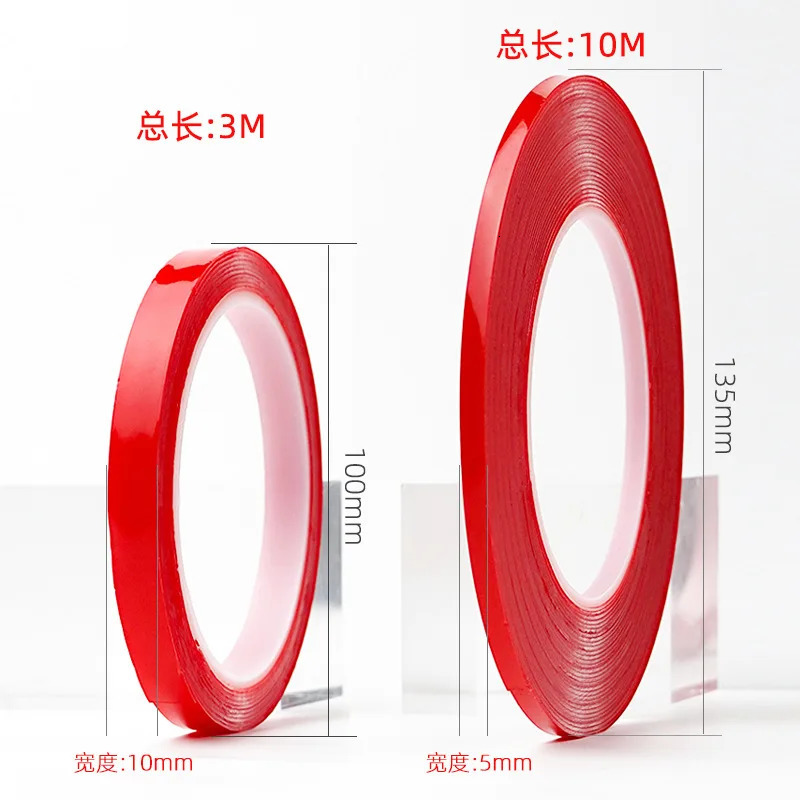 1Roll 10m Double Sided Nail Art Adhesive Tape For False Tips Display Creative n Sticker Strong Sticky Glue 250605
