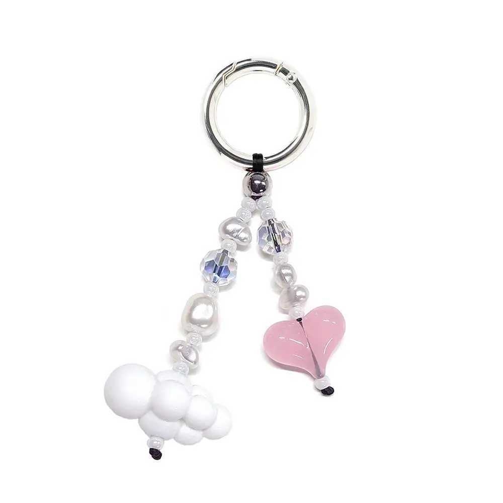 Fashion Bag Charm Bag Hanging Decors Love Bag Amulet Love Bead Chain Decoration Ornaments Trendy Beads Chain For Key Bags 1PC XJ250607