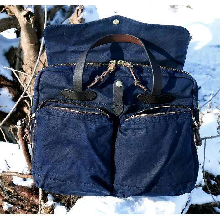 Super Quality Tailor Brando Backpack American Retro Oil Wax Canvas Handbag Heavy Waterproof Shoulder Bag with YKK zipper