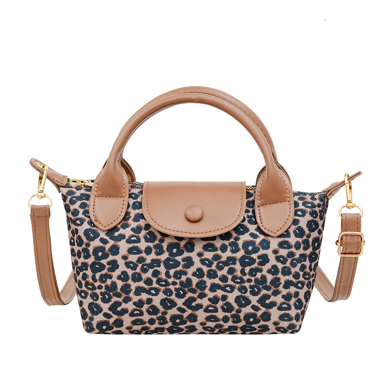 Luxury Brand Designer Bag Large Capacity Stylish Leopard Print Crossbody Bag Single Shoulder Shopping Bag Fashionable Small Floral Women's Bag Fa