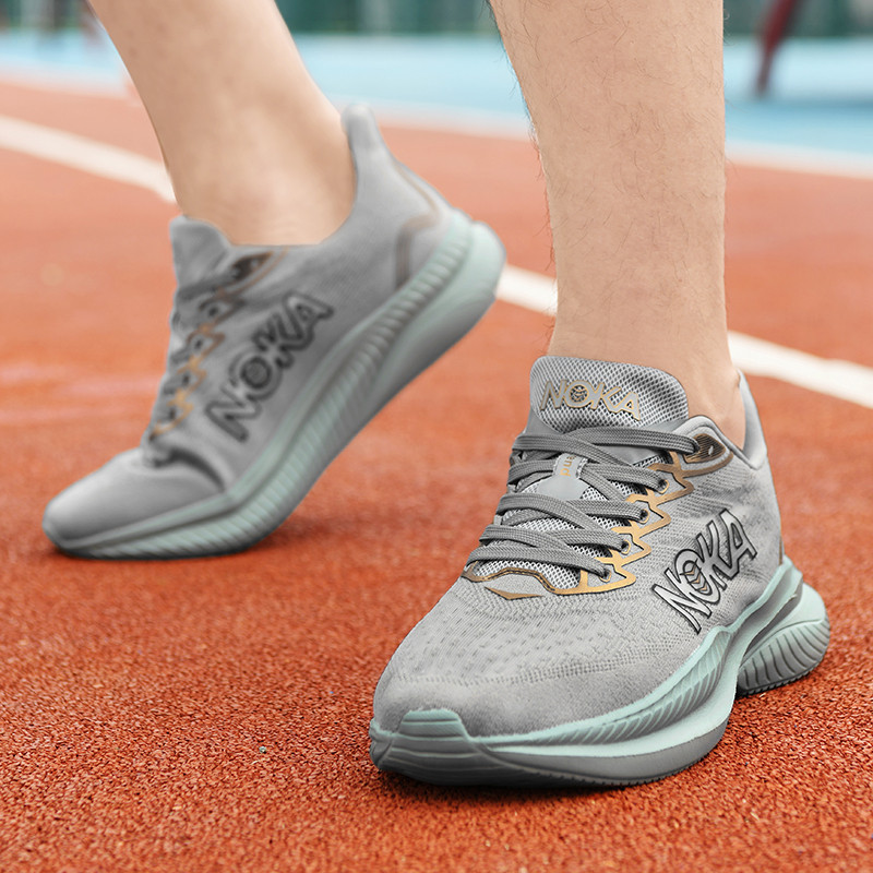 designer shoes, breathable mesh sports shoes, fashionable men's running trendy shoes, marathon jogging, outdoor lightweight men's shoes, Fre
