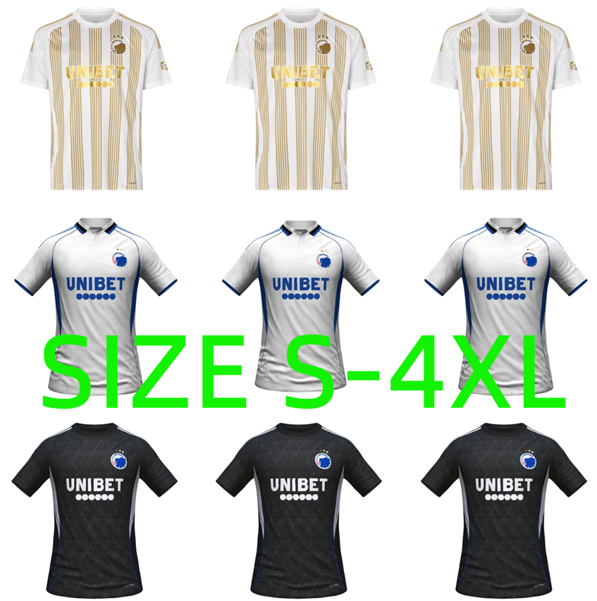 25 26 FC Copenhagen Soccer Jerseys Elyounoussi Diks Claesson 2025 2026 Byens Hold Football Shirts Chiakha Froholdt Falk Hatzidiakos Football Shirts kids Uniforms