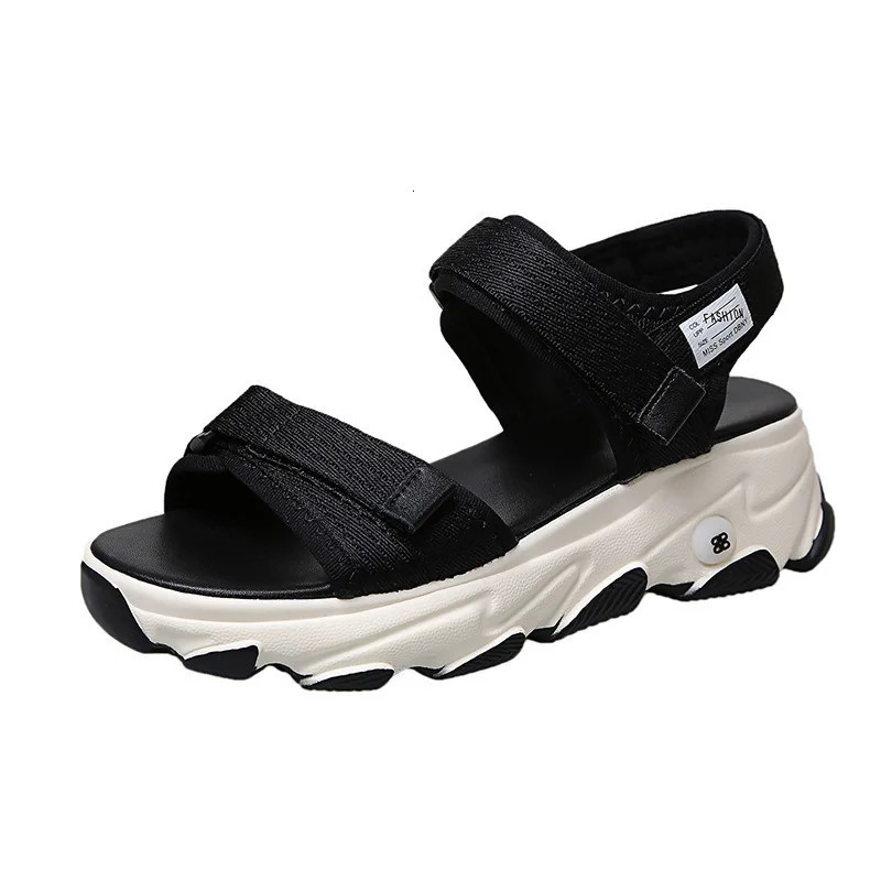 Sandals Women Shoes 2024 Summer Sports Daddy Fashion Casual Non-Slip Platform non-slip Beach Shoes Sandalias 250604