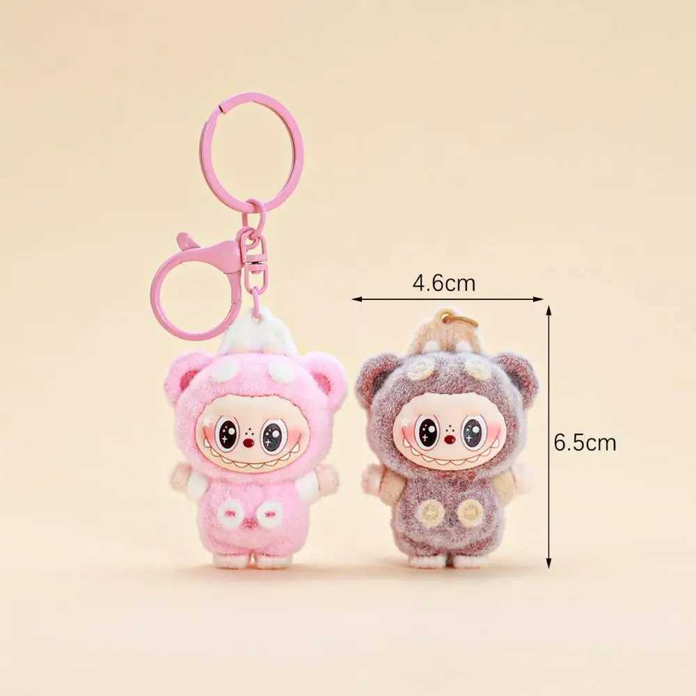 Cute Plush Fabric Bear Keychain Small Pendant Creative Little Gift Schoolbag Pendant Claw Machine Z250607