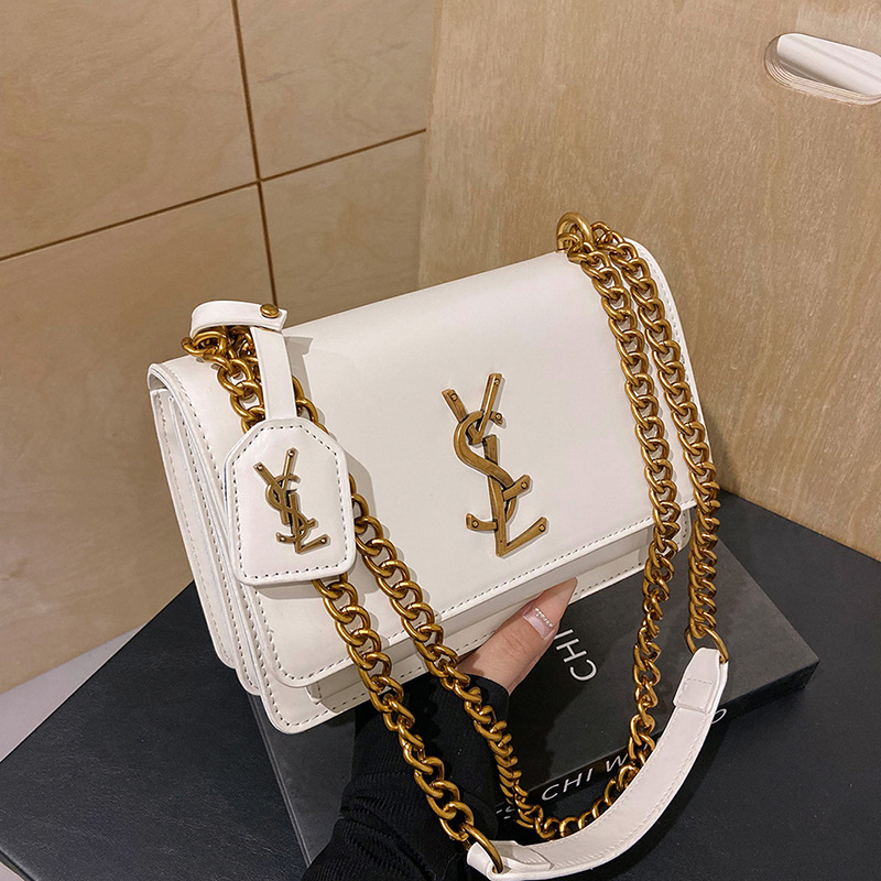 hot free shipping designer Shoulder shoulder for woman Spring and summer classic flap vintage cross bag black white