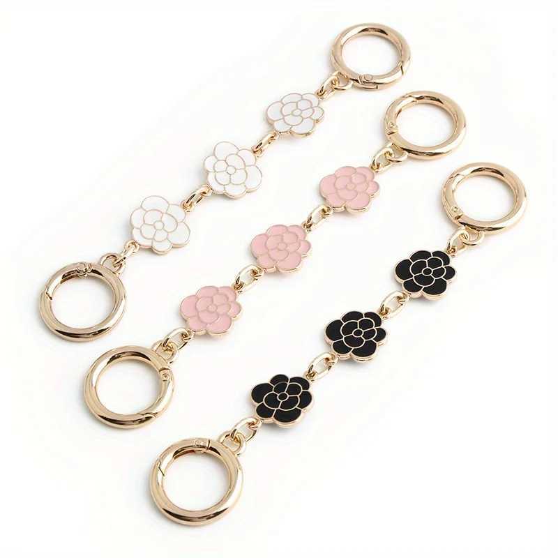 1PC camellia extension chain bag strap extension chain crossbody bag handbag handle replacement accessories decorative chain XJ250607