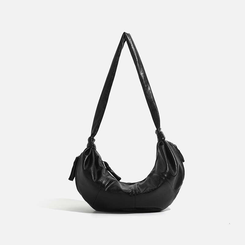 Women's 2024 Autumn Winter New Crossbody Sports Casual Large Shoulder Office Commute Half Moon Dumpling Bag