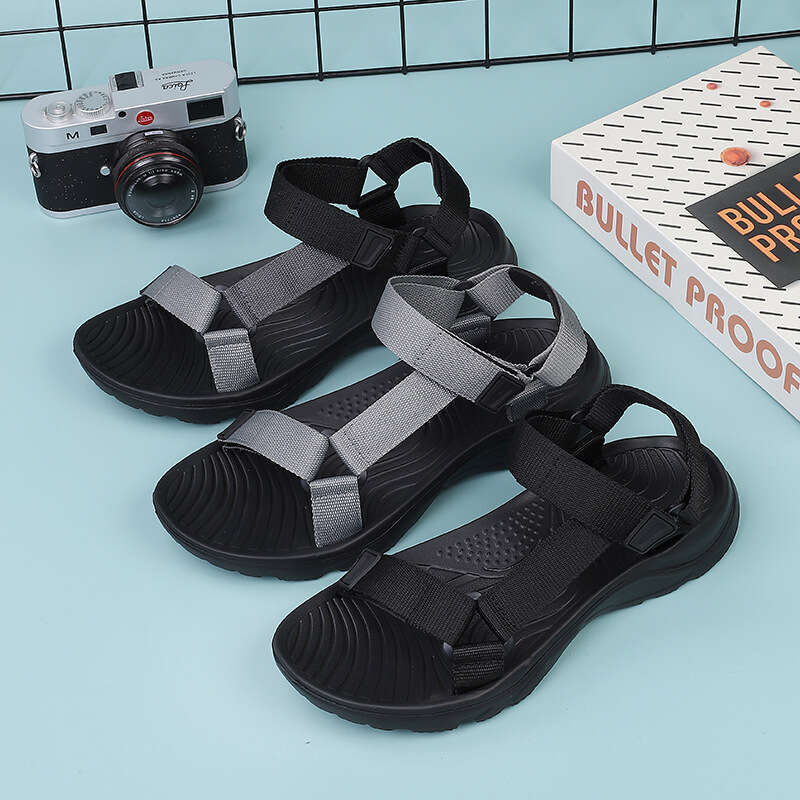 Classic Large Size Webbing for Men 2023 Summer New Fashion Casual Student Sandals Vietnam Beach Shoes