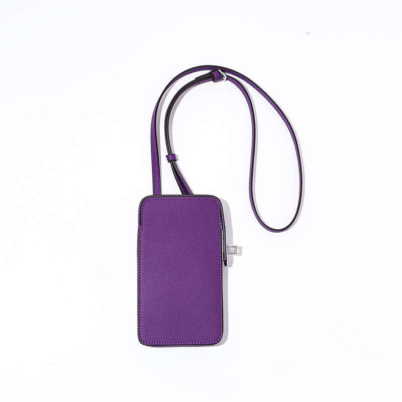 Crossbody bag Mini Bag New Fashion Versatile Lock Buckle Phone Palm Print Genuine Leather Box Simple Solid Color For Women