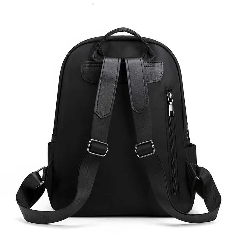 Fashionable backpack large capacity travel bag with practical pockets handbag zipper closure 250605