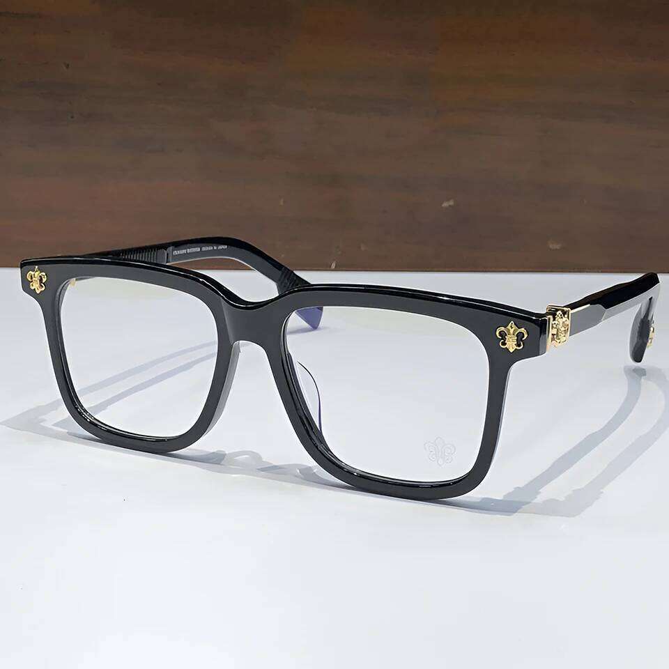 2025 New Fashionable Large Acetate Retro Frame Brand Men's and Women's Reading Optical Prescription Glasses