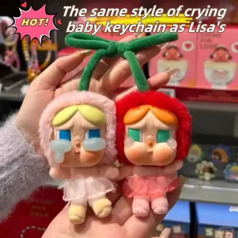 Replica Blind Box Crybaby Crying For Love Series Cerezas Hanging Card Love You Cherry Keychain Crying Again Series Pendants Gift XJ250607