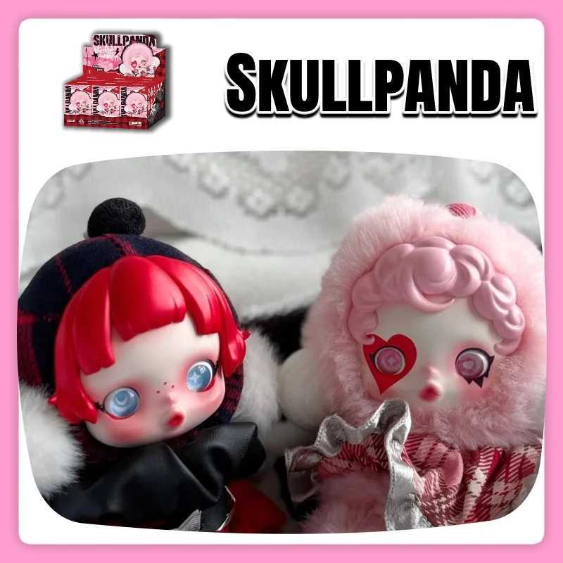 Skullpanda Winter Music Series Blind Box Cute Plush Doll Keychain Pendant Mystery Action Figure Toy Collection Desktop Decor Gift Z250607