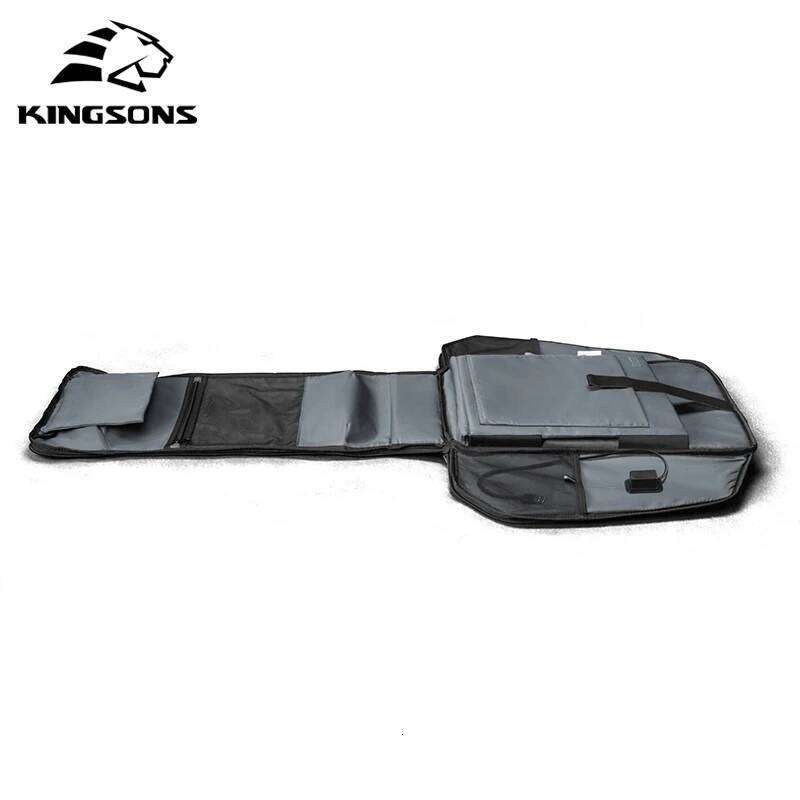 Kingsons Waterproof Men Foldable Travel Fashion Laptop Backpack 15.6 inch Male School Bags for Teenage Boys 2023