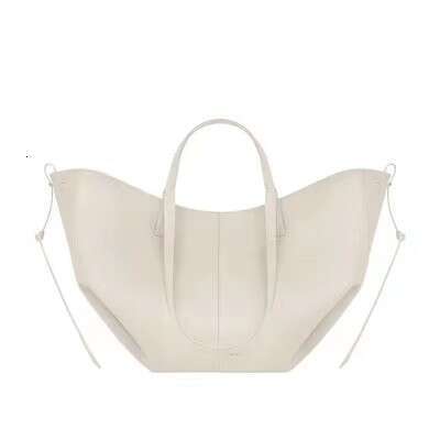 Wing Bucket Women's Tote Bag Cyme Cowhide Handbag 2025 New Elegant and Unique Style