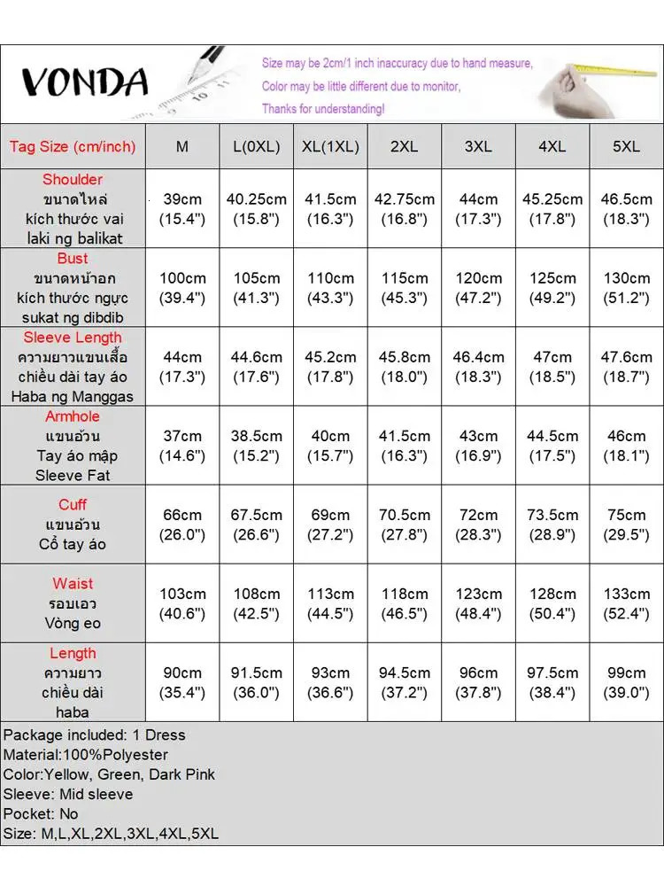 Plus Size 5XL VONDA Women Bohemian Printed Dress 2025 Summer Short Flare Sleeve Party Sundress Casual Vestido Robe Femme 250526