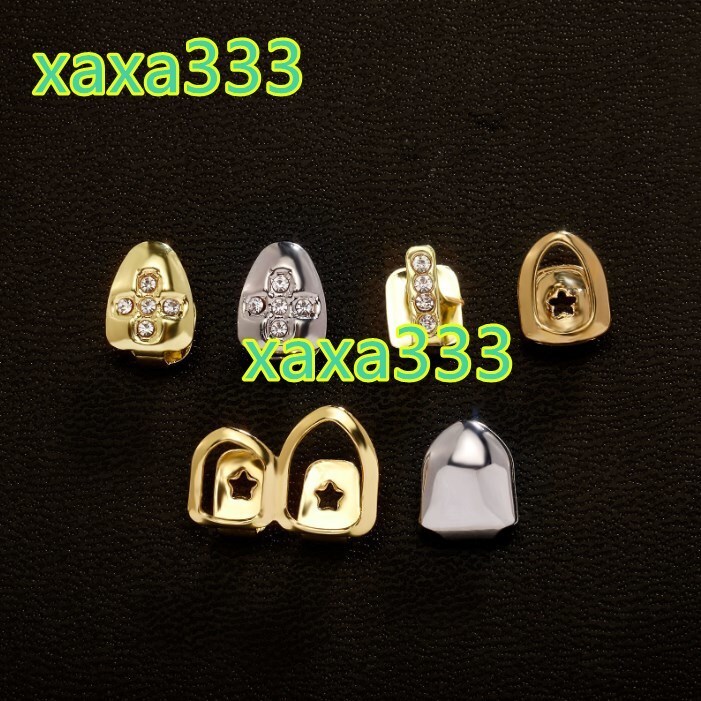 New Halloween Hip Hop Tooth Braces Single Trendy Mens Womens Personalized Teeth Jewelry Accessories