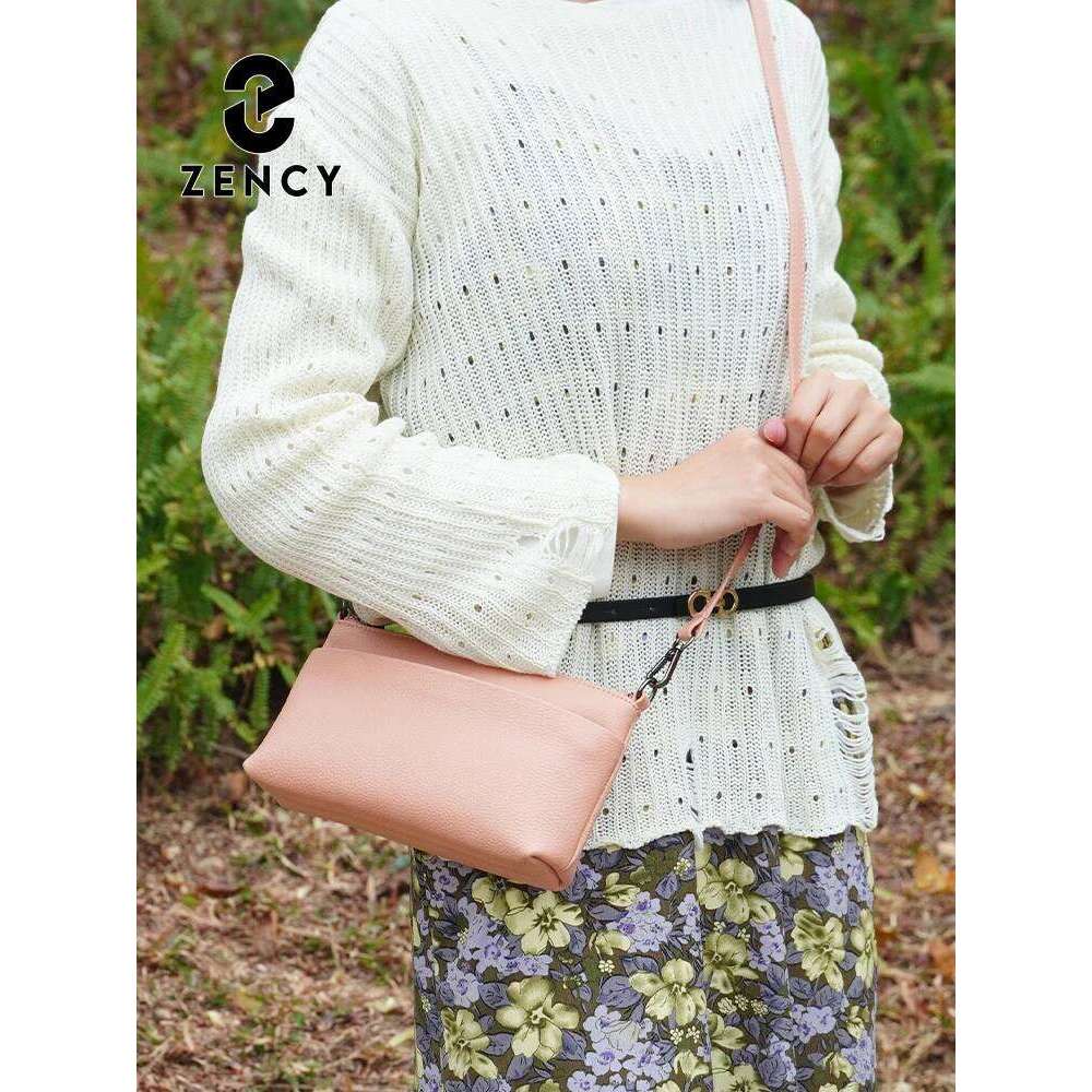 Zency 8 Color Genuine Leather Shoulder Handbag Women Small Crossbody Sac A Main 100% Fashion Ladies Pouch Bag 2025