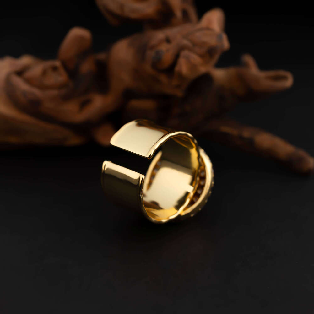 Customized Sier Band Rings Men Full of Zircon Gemstones Rubies Cut Dia Inlay for Engagement Party Jewelry