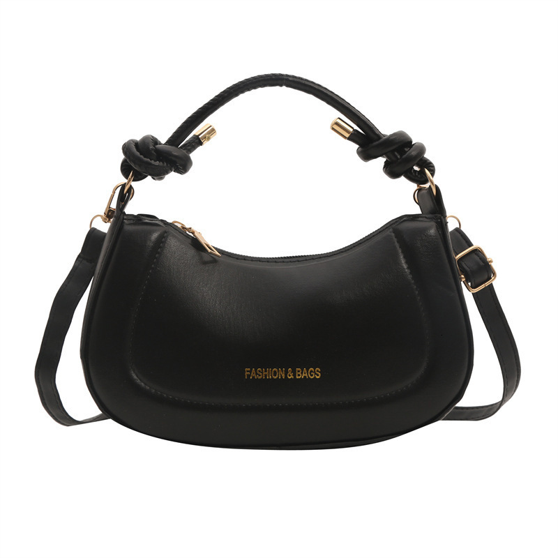 Luxury Brand Designer Bag Solid Color Textured Simple Single Shoulder Crossbody Bag For Women 2024 Spring New Versatile Ins Style Casual Bag Fashionab