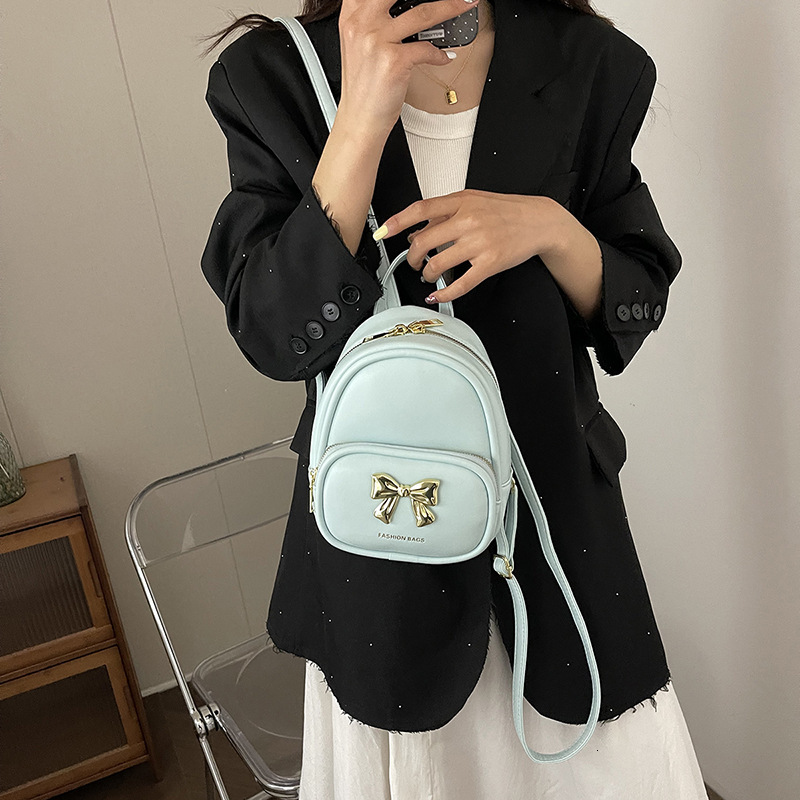 designer Korean Style Cute Fashion Mini Bag for Women 2025 New Casual Versatile Backpack Student Class Crossbody Bag