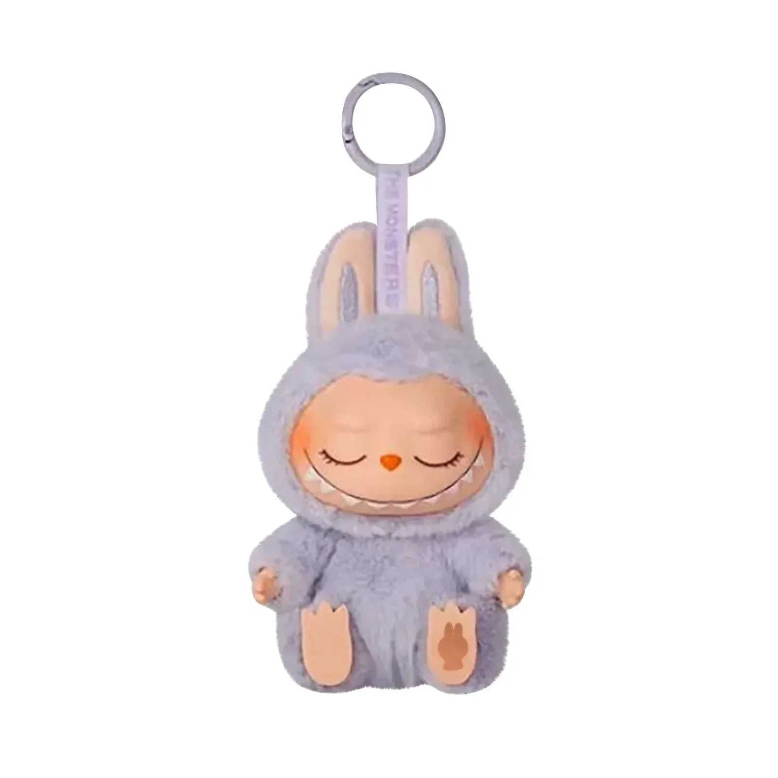 In Stock Hot Anime Figure Labubu Have A Seat Series PVC Pendant Doll Model Toy Kawaii Monster Replica Keychain Toy Birthday Gift Z250607
